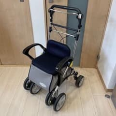 美品　幸和製作所 テイコブ ST003-L スタンダード シルバーカー ネイビー 幸和製作所 テイコブ ST003-L スタンダード シルバーカー ネイビー
