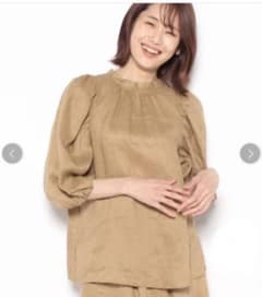 LOUNIE  リネンパフスリーブブラウスのサムネイル