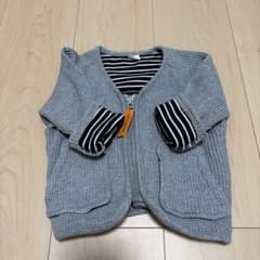 上着 アウター 80 グレー 春秋