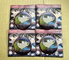 名探偵コナン プラザ ジュエリー缶バッジ 江戸川コナン 4点セット