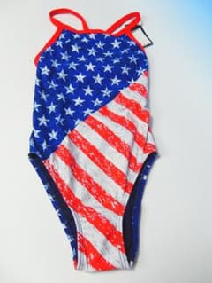 TYR ティア アメリカ国旗柄 ハイレグ 競泳水着 新品未使用 Mサイズのサムネイル