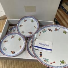 ★新品★NARUMI ナルミ 食器セット チャイナ　プレート 大皿1. 小皿5