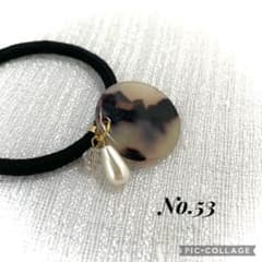 No.53ハンドメイド　ヘアゴムのサムネイル