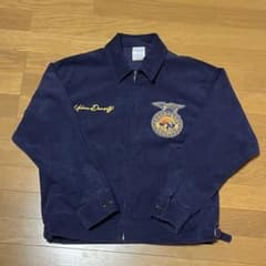 BEAMS HEART コーデュロイジャケット 刺繍 ワッペン ネイビー Sのサムネイル