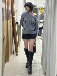 SLY sly アーガイルジャガード トップスのサムネイル