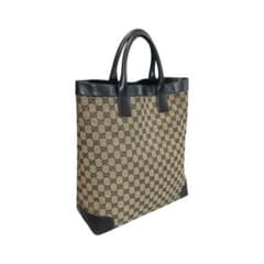 希少色&型】グッチ GUCCI G柄 キャンバス レザー トート A4収納可能