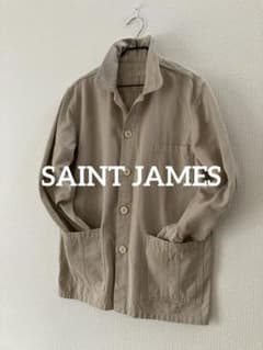 希少】SAINT JAMES フランス製 ワークジャケット カバーオール - メルカリ