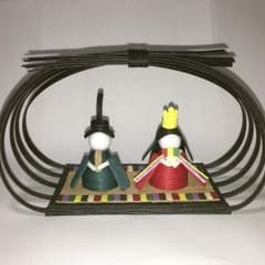 お雛様 クラフトバンド(ハンドメイド品)のサムネイル