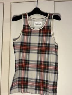 Maison Margiela チェック柄 タンクトップ - メルカリ