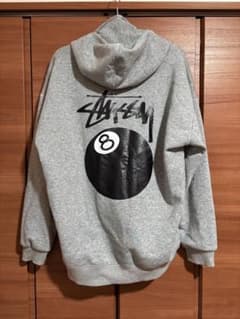 STUSSY 8ボール パーカー グレーのサムネイル