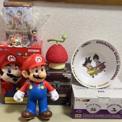 スーパーマリオ ビッグアクションフィギュア ドラゴンボール丼 ワンピース 4点