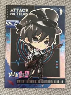 進撃の巨人 ミカサ 特典カード　中国限定