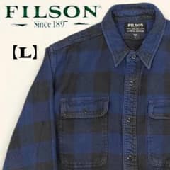 レア黒タグ　FILSON　ヘビーネル　長袖チェックシャツ