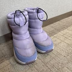紫色 防水ブーツ キッズ用　22cmのサムネイル