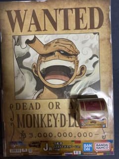 ワンピース 一番くじ 手配書 GIANTポスター Vol.1 ルフィ ステッカー