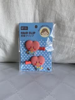 BT21 ベビーTATA 前髪クリップ ヘアクリップのサムネイル