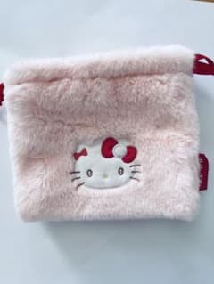 ハローキティー　もこもこポーチのサムネイル