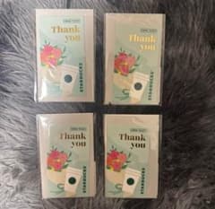 【新品未開封】Starbucks Thank youギフトカード8枚のサムネイル