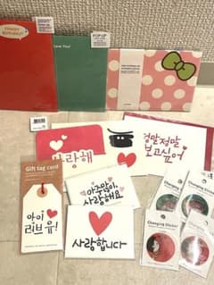ARTBOX 韓国文房具 メッセージカード ステッカー まとめ売り