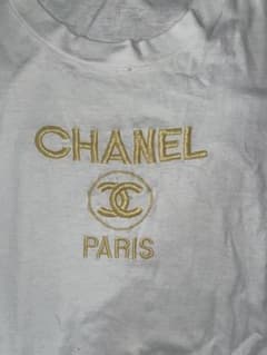 珍品CHANEL BOOTLEG 80s 刺繍 ゴールド - メルカリ
