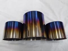 SFC ホンダシビックタイプR(FL5)マフラーカッター 3点セット チタン風のサムネイル