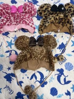 ディズニー ミニー ファンキャップ ヒョウ柄 3個セット　　旧タイプのサムネイル