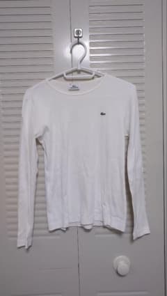 LACOSTE ホワイト長袖Tシャツ サイズ38のサムネイル