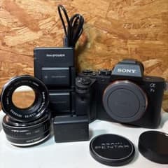 ショット数15373枚 α7II オールドレンズセット バッテリー3個付 - メルカリ