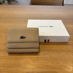 LACOSTE 三つ折り財布 ベージュのサムネイル