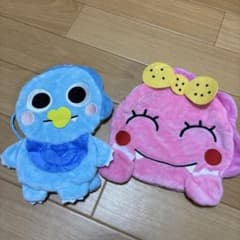 がんこちゃんとがんぺーちゃんのポシェットセットのサムネイル