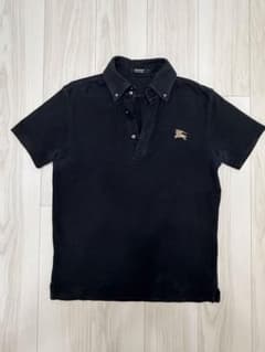 Burberry Black Label ブラックポロシャツ M - メルカリ