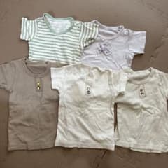 肌着　半袖　下着　ベビー　キッズ　90cm 動物　5枚セット　男女のサムネイル