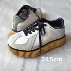 美品】オニツカタイガー デレシティ ホワイト✕グリーン 24.5cm - メルカリ