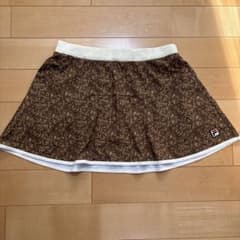 FILA フィラ テニススコート XLサイズ ブラウン 1度着用！ - メルカリ