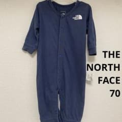 THE NORTH FACE 長袖ロンパース　70 ネイビーのサムネイル