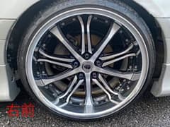 激安　シュバート SC6 19インチ 引っ張り　希少 深リム　タイヤバリ山のサムネイル