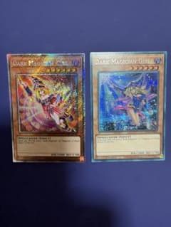遊戯王　ジャンク　ブラックマジシャンガール　2枚　英語　中古　プレイ用　キズ