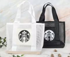 新品　スタバ　メッシュ　トートバッグのサムネイル