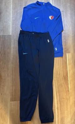 鹿島アントラーズ トレーニングウェア ジャージセット 青 上下XL