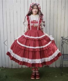 激値下げ　早い者勝ち　axes femme メイジージャンパースカート 赤 激値下げ 早い者勝ち axes femme メイジージャンパースカート 赤