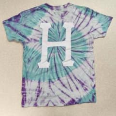 HUF ハフ タイダイ ビッグH ヴィンテージTシャツ US古着のサムネイル