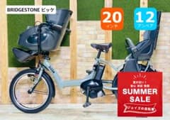 2019 激レア ビッケ ブリヂストン 子供乗せ電動アシスト自転車 H4049