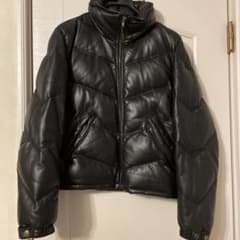 ダウンレザージャケット　羊革　ラムレザーのサムネイル