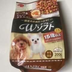 日本ペットフード Wソフト 15歳以上 200g 【13袋セット】のサムネイル