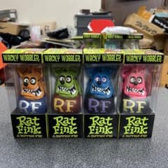 サ*ル様 定番ソリッドカラー ラットフィンクボビングヘッド4体セット