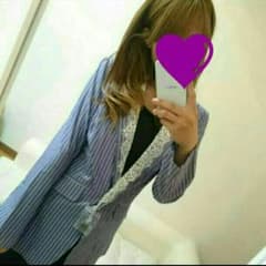 新品 ストライプレース薄手ジャケットのサムネイル