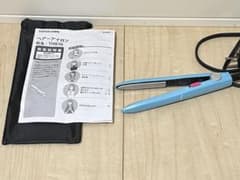 TESCOM ヘアアイロン THS10 水色 ポーチ・取説付き 動作確認済みのサムネイル
