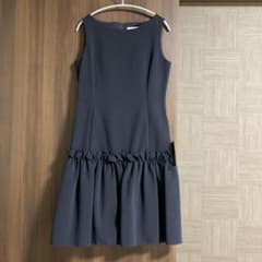 フォクシー ニューヨーク クロワッサン ワンピース 濃紺 40(新品未使用 