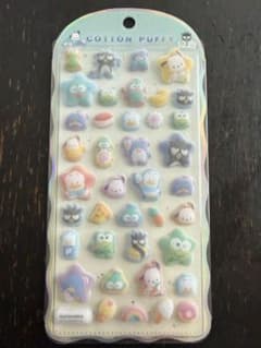新品！未使用！COTTON PUFFY ステッカー シール はぴだんぶいのサムネイル