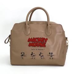 美品　アコモデ　ミッキーバッグ　ショルダー　ボストンのサムネイル